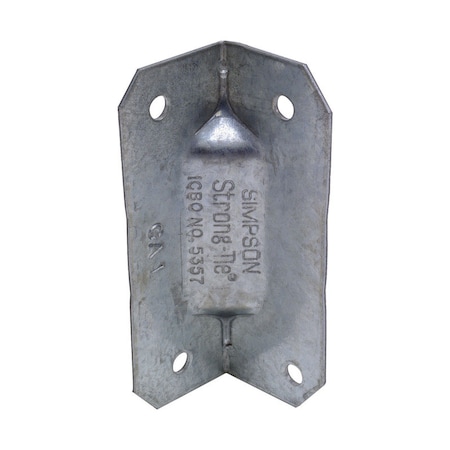 Simpson Strong-Tie Simpson Strong-Tie 1 in. W X 2.8 in. L Galvanized Steel Gusset Angle GA1